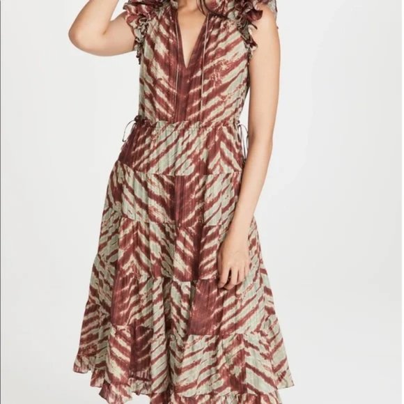 Ulla Johnson Pilar Dress Canyon 10 NWT - Picture 3 of 12